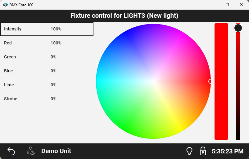 Fixture Control with additional controls