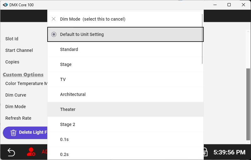 More Custom Fixture Settings